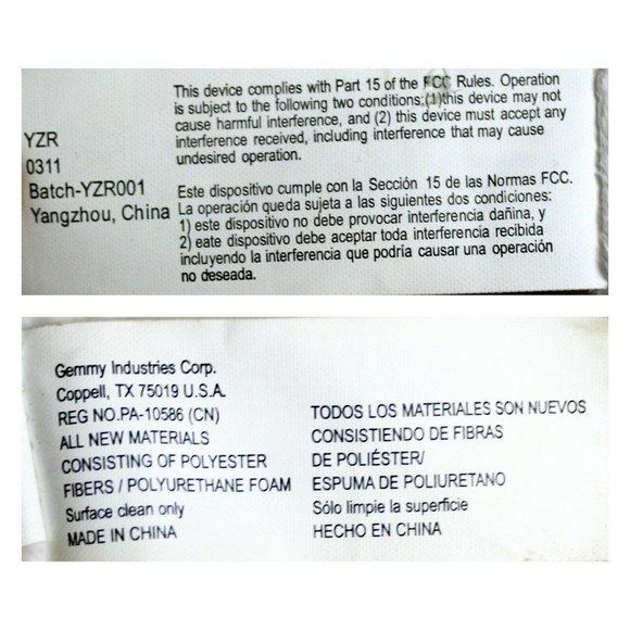 2011 Gemmy Peanuts Snoopy Woodstock Christmas Animated Plush Stuffed Animal 12" - Picture 11 of 12